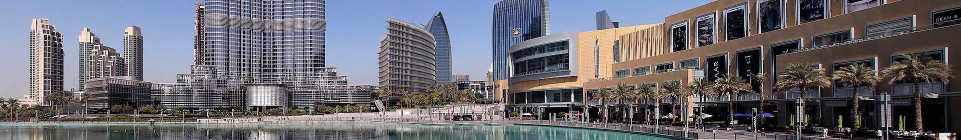 Buildings in central Dubai