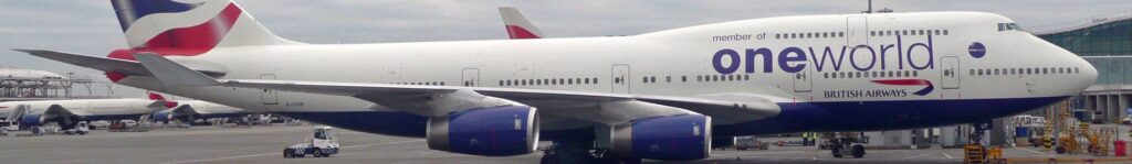 Cargo plane with slogan