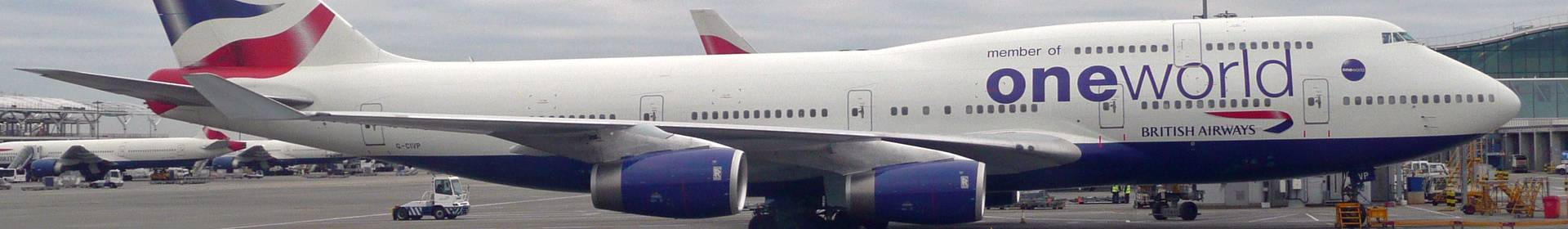Cargo plane with slogan