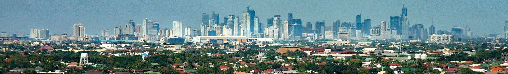 Skyline in Philippines city