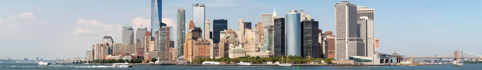 Tall buildings in US harbour